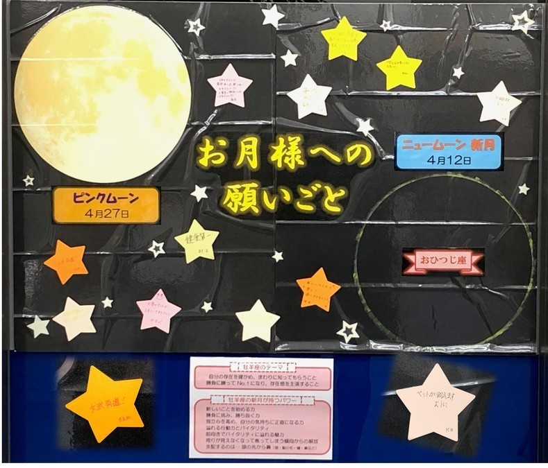 〇 お月様への願い事 ●