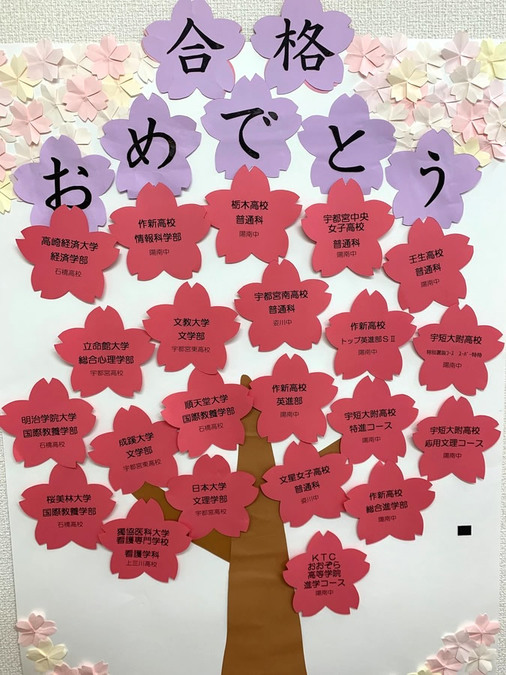 ~Axis陽南校合格実績~