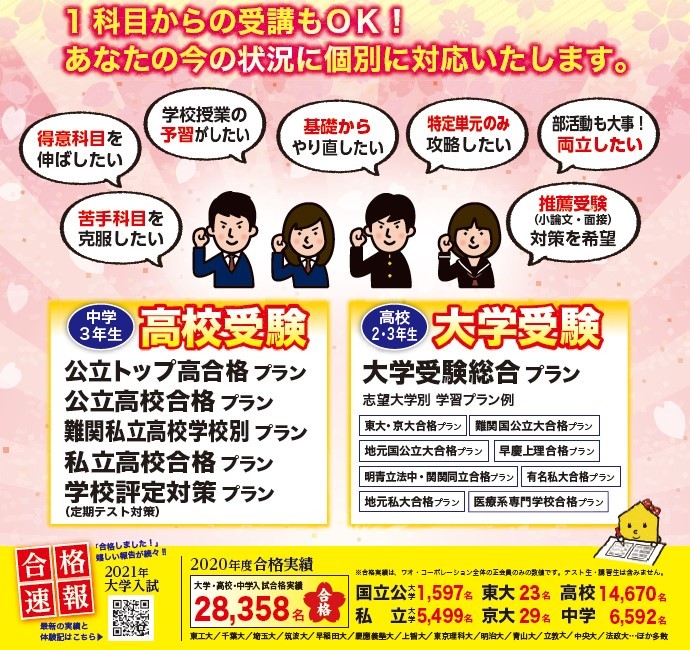 受験生応援祭!開催!