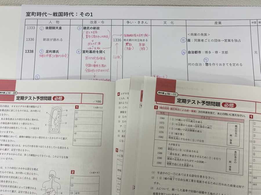定期試験対策 実施中