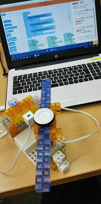 今津小・用海小のみなさま<br />
本日の授業のロボットプログラミング 制作紹介