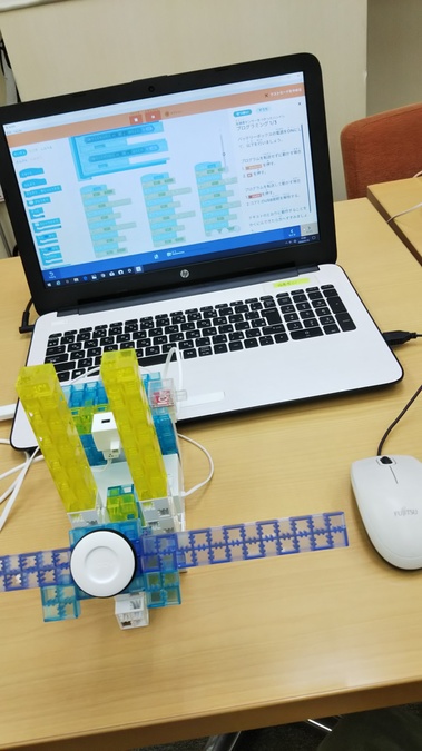 多田東小学校のみなさま<br />
本日の授業のロボットプログラミング 制作紹介