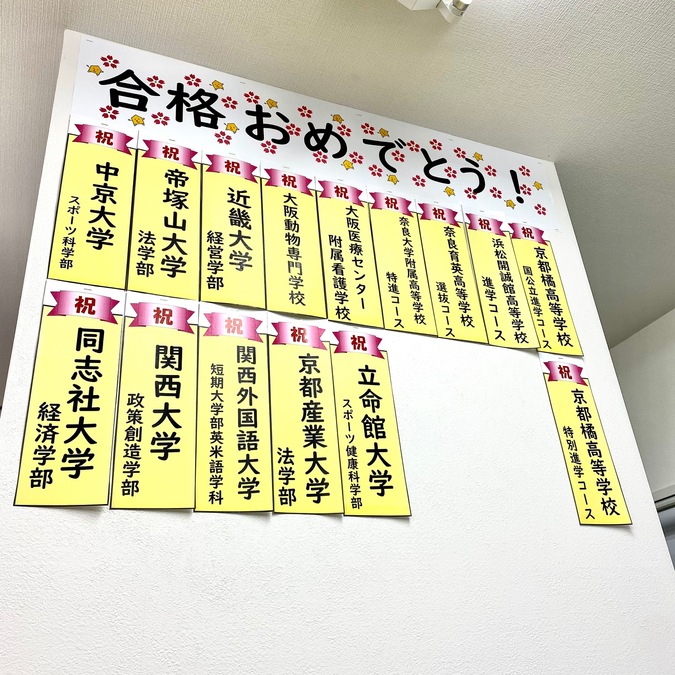高の原校単独2021年度合格速報!!
