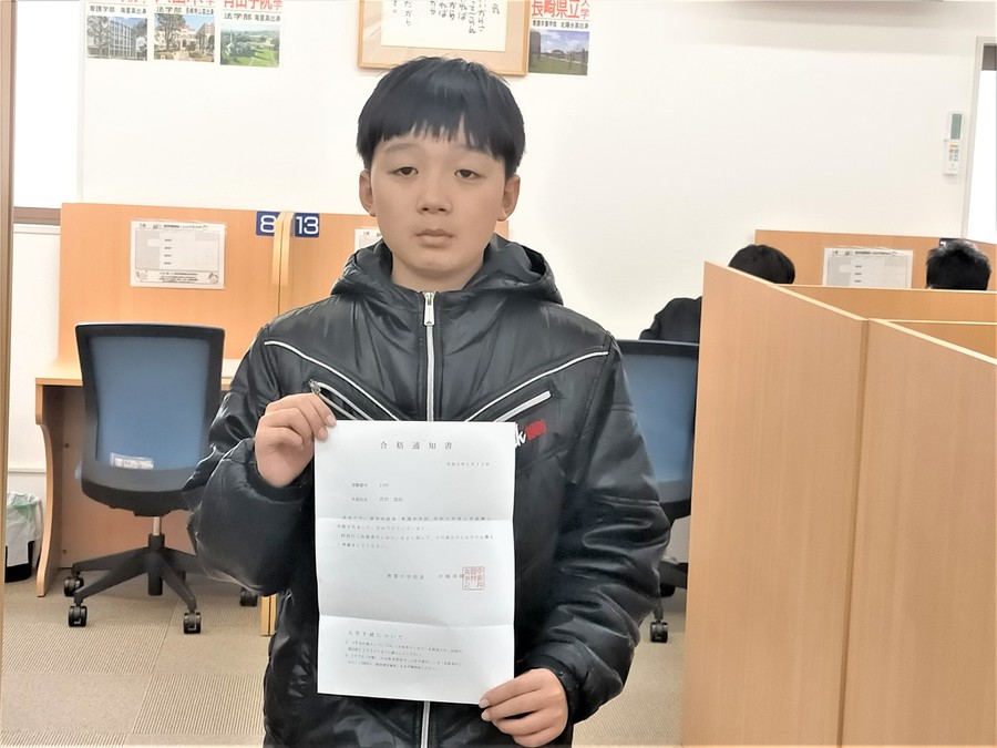 K君とご家族に中学受験記を書いて頂きました!②